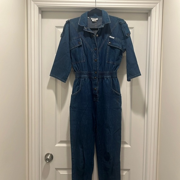 Dreams Pants - Vintage 80s Dreams Denim Jumpsuit EUC Petite (Small)
